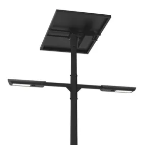 BEACON | Solar LED Street Light | 2 X 50 Watt | 2 X 9800 Lumens | 2300K-6500K CCT | Smart Street Light | Parking Lot Light | 5 Years Warranty