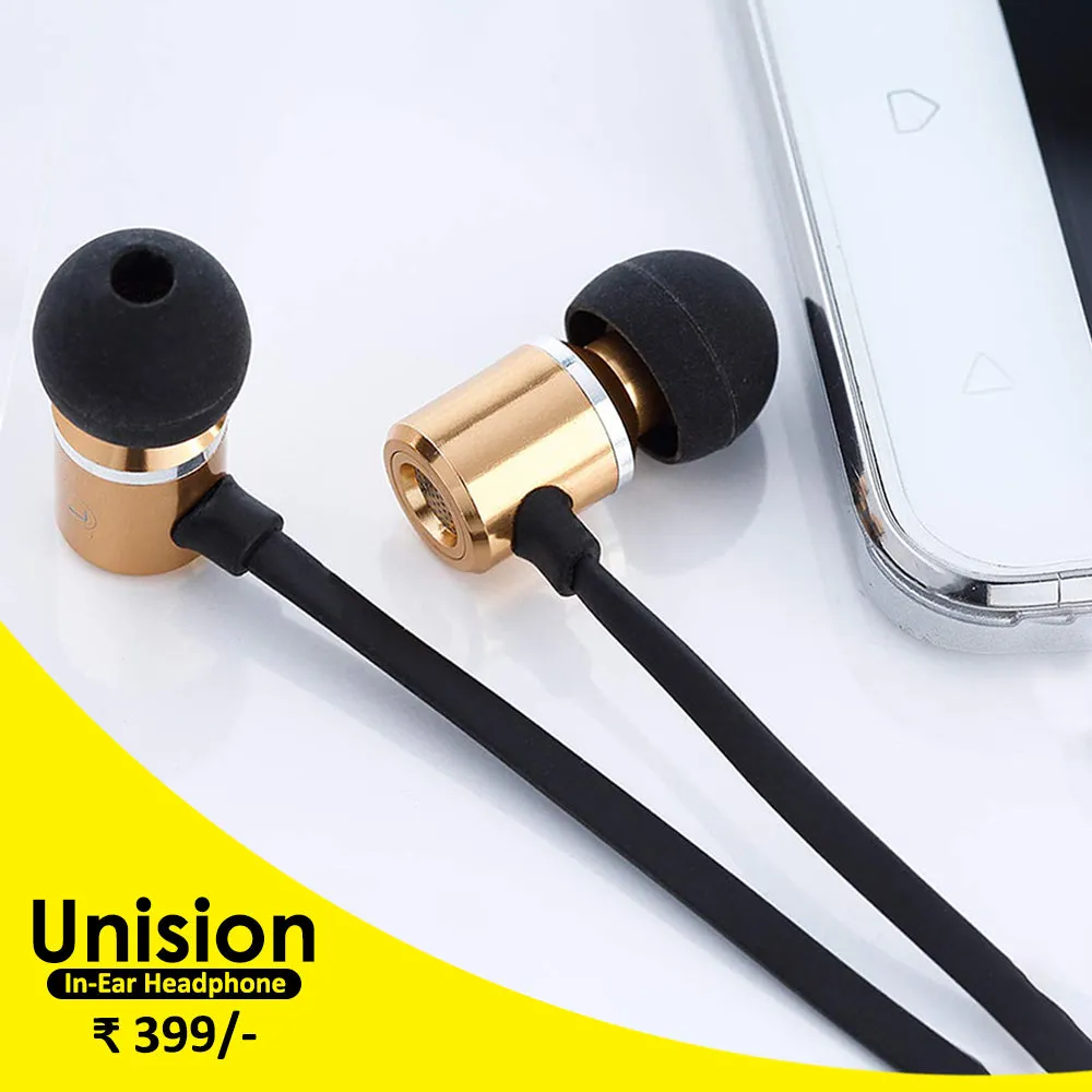 Best Combo Offer PTron Mamba Wired Headphone, Unison Earphone & 2 in 1 Micro USB Charging Data Cable