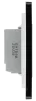BG Evolve Matt Black Screwless Single Secondary Touch Dimmer Switch PCDMBTDS1B