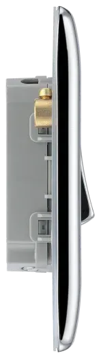 BG Nexus Metal 4 Gang Switch in Polished Chrome - NPC44-01