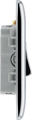 BG Nexus Metal Fan Isolator Switch in Polished Chrome - NPC15-01