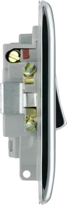 BG Nexus Metal Switched Fused Spur with Neon in Polished Chrome - NPC52-01