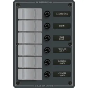 Blue Sea 8053 Slate Grey - 6 Position - Vertical [8053]