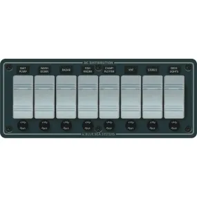 Blue Sea 8261 Waterproof Panel 8 Position - Slate Grey [8261]