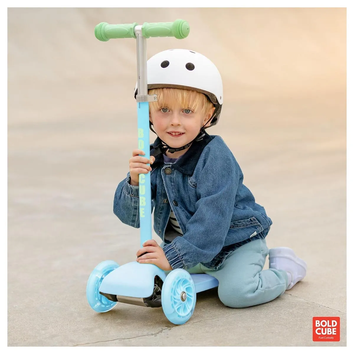 Boldcube Teeny 3 Wheel Scooter Blue
