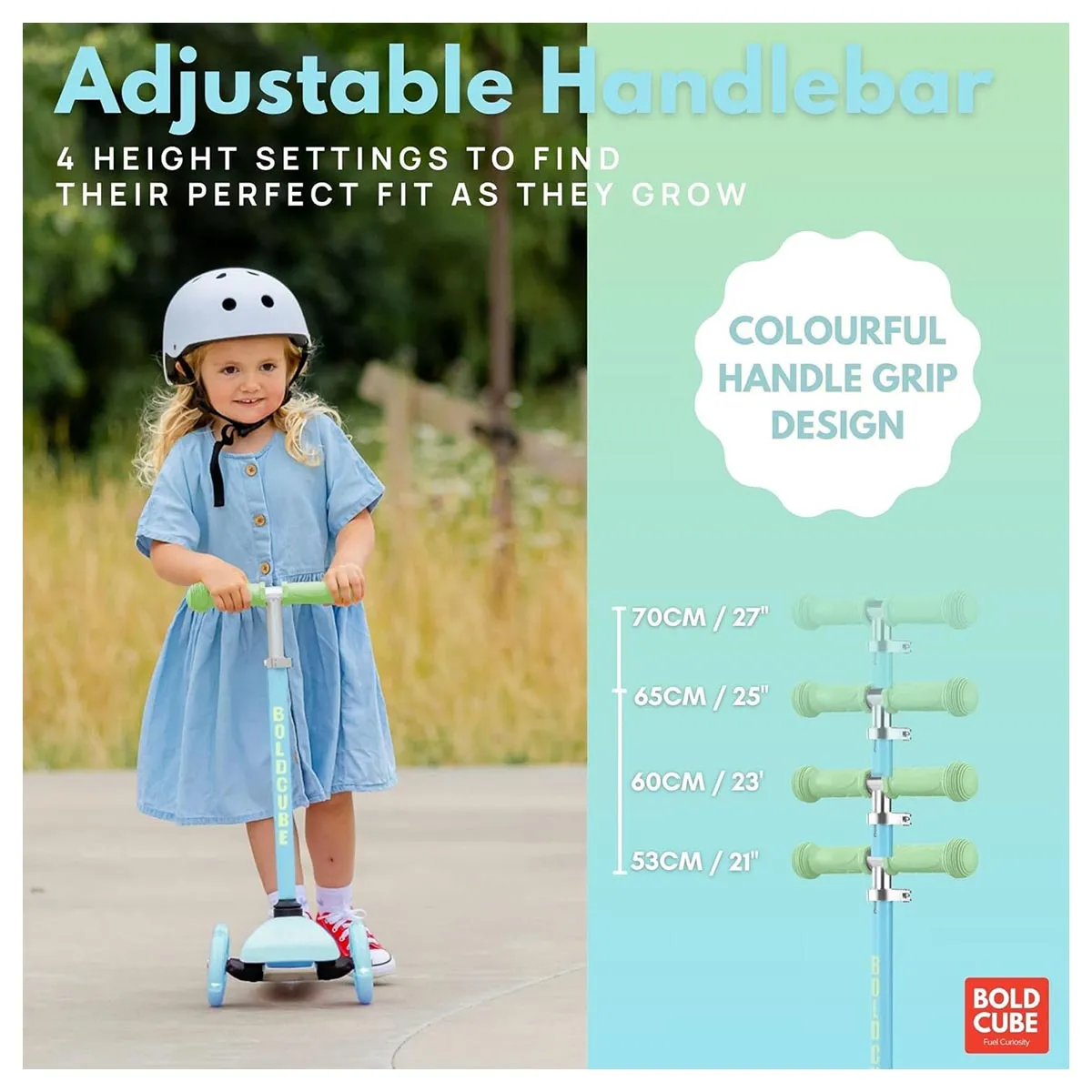 Boldcube Teeny 3 Wheel Scooter Blue