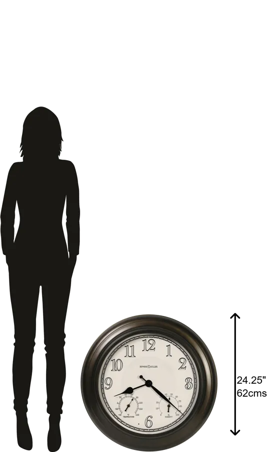 Briar Outdoor Quartz Wall Clock 62cm