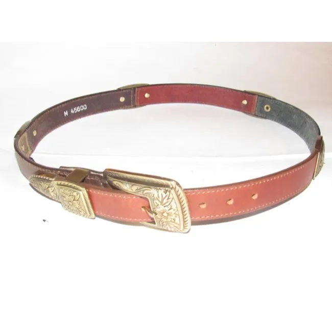 Brighton Multicolored Leather In Teal Blue Burgundy Dark Brown Medium Brown And Orangebritish Tan Vi