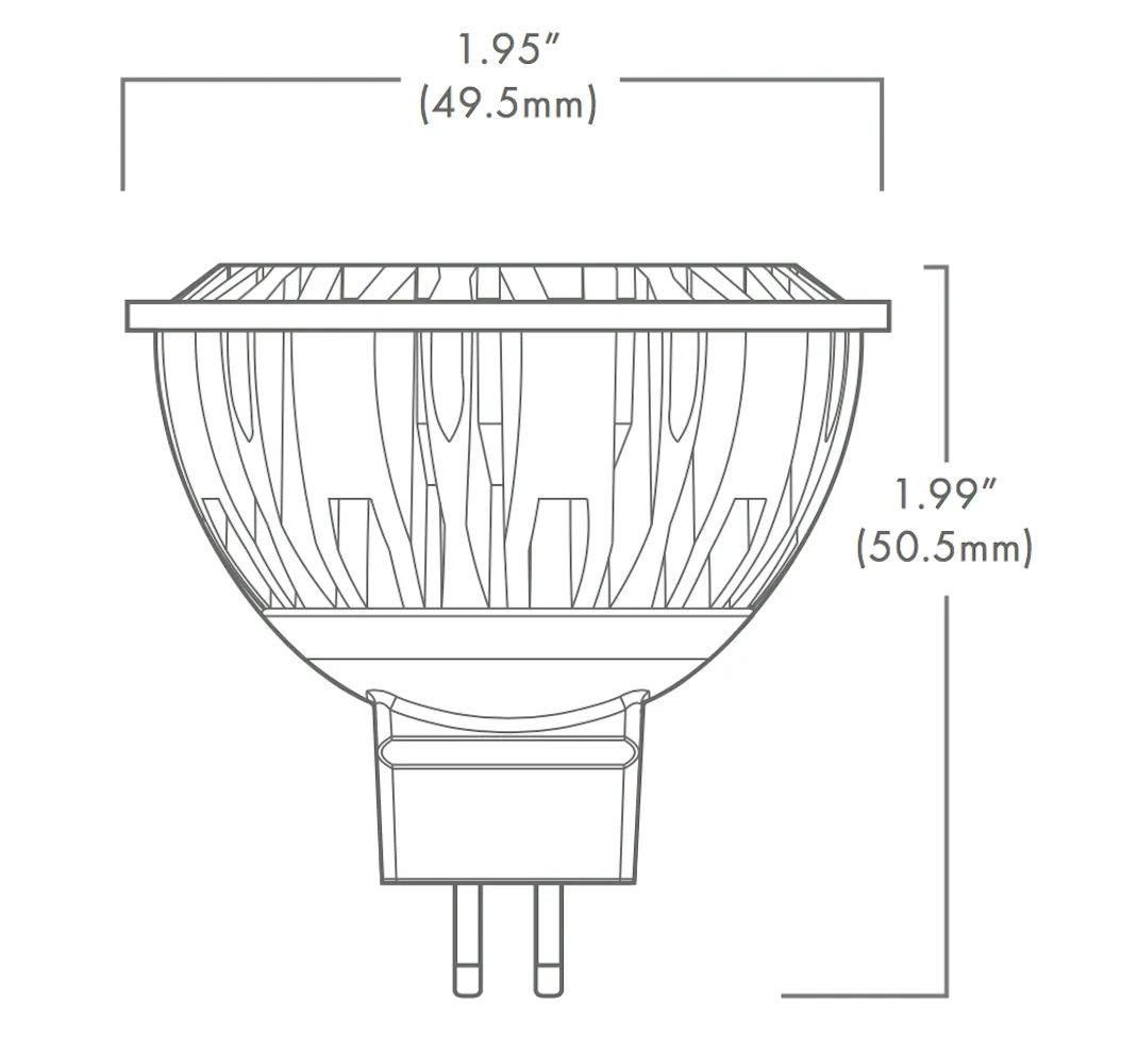 Brilliance LED MR16 Low Voltage Dimmable Lamp 4 watt