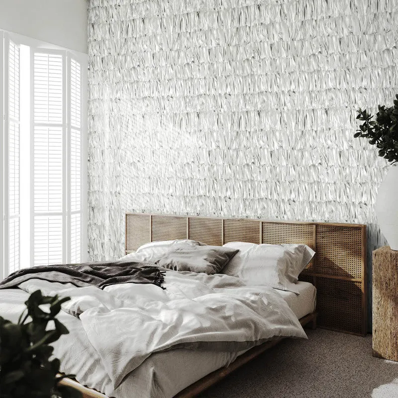 Calma Paper Strips Wallpaper in Allspice
