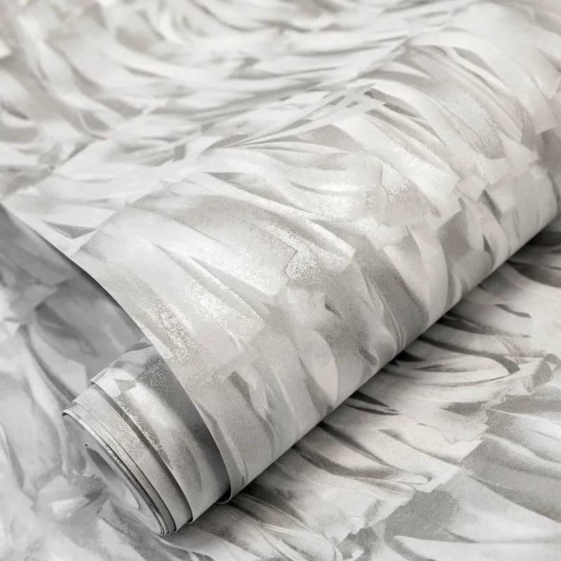 Calma Paper Strips Wallpaper in Allspice