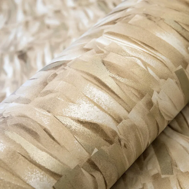Calma Paper Strips Wallpaper in Cinnamon