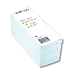 Caronlab Cotton Calico Unbleached Strips 240 Pack