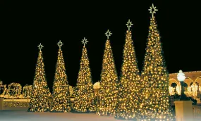 Center Pole Garland Trees
