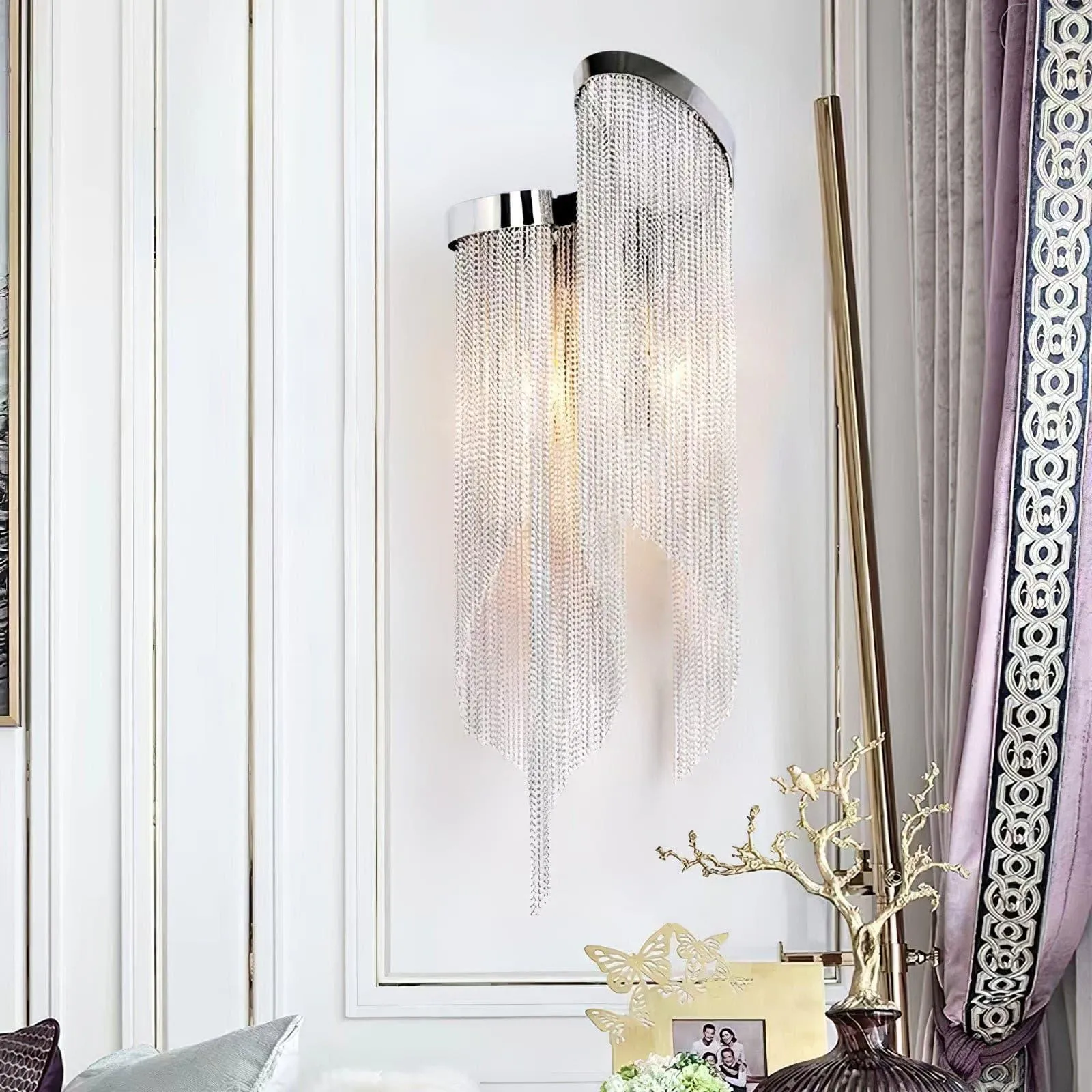 Chain Tassel Wall Lamp