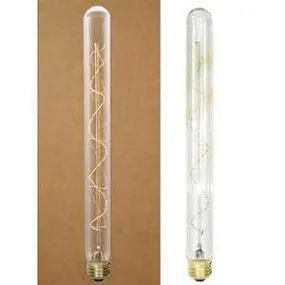 Cozy Glow 40 Watt 10.5 Inch Vintage Stick Bulb with Charming Spiral Filament