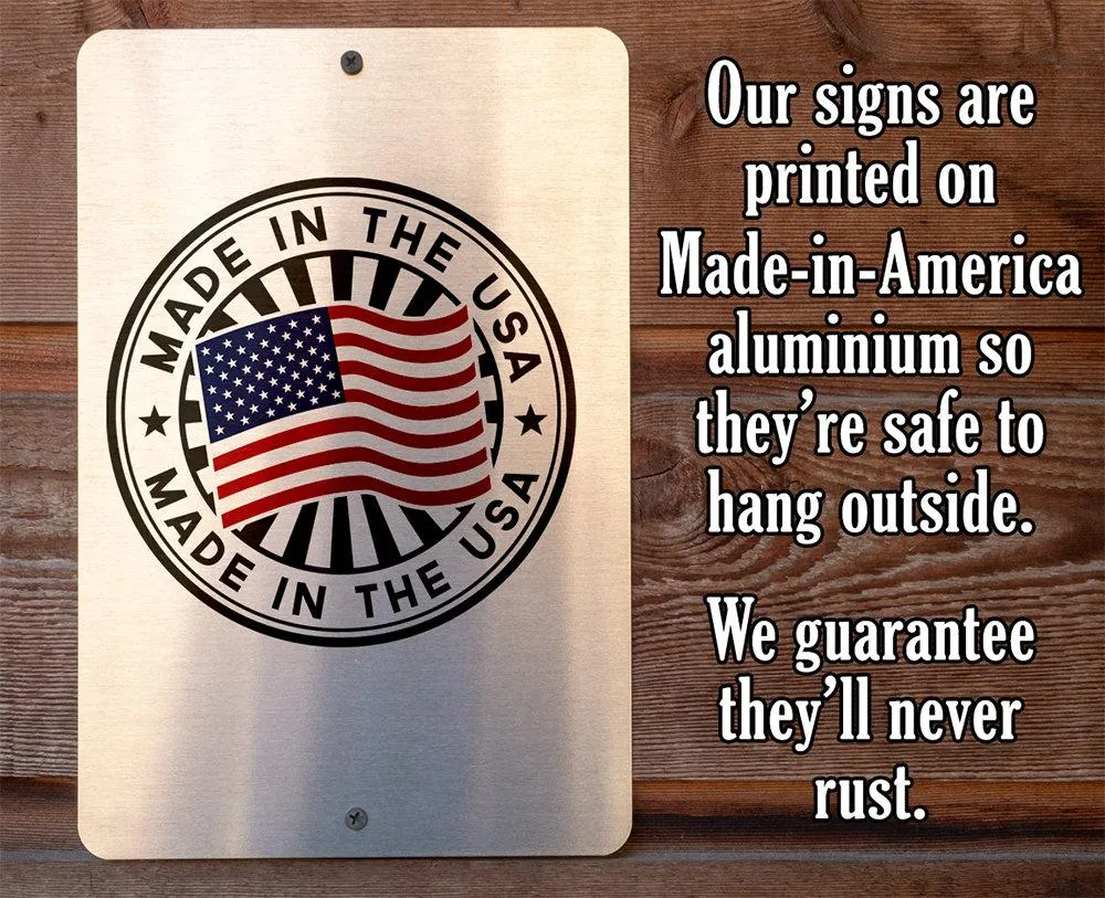 Don't Make Me Get My Flying Monkeys - Metal Sign