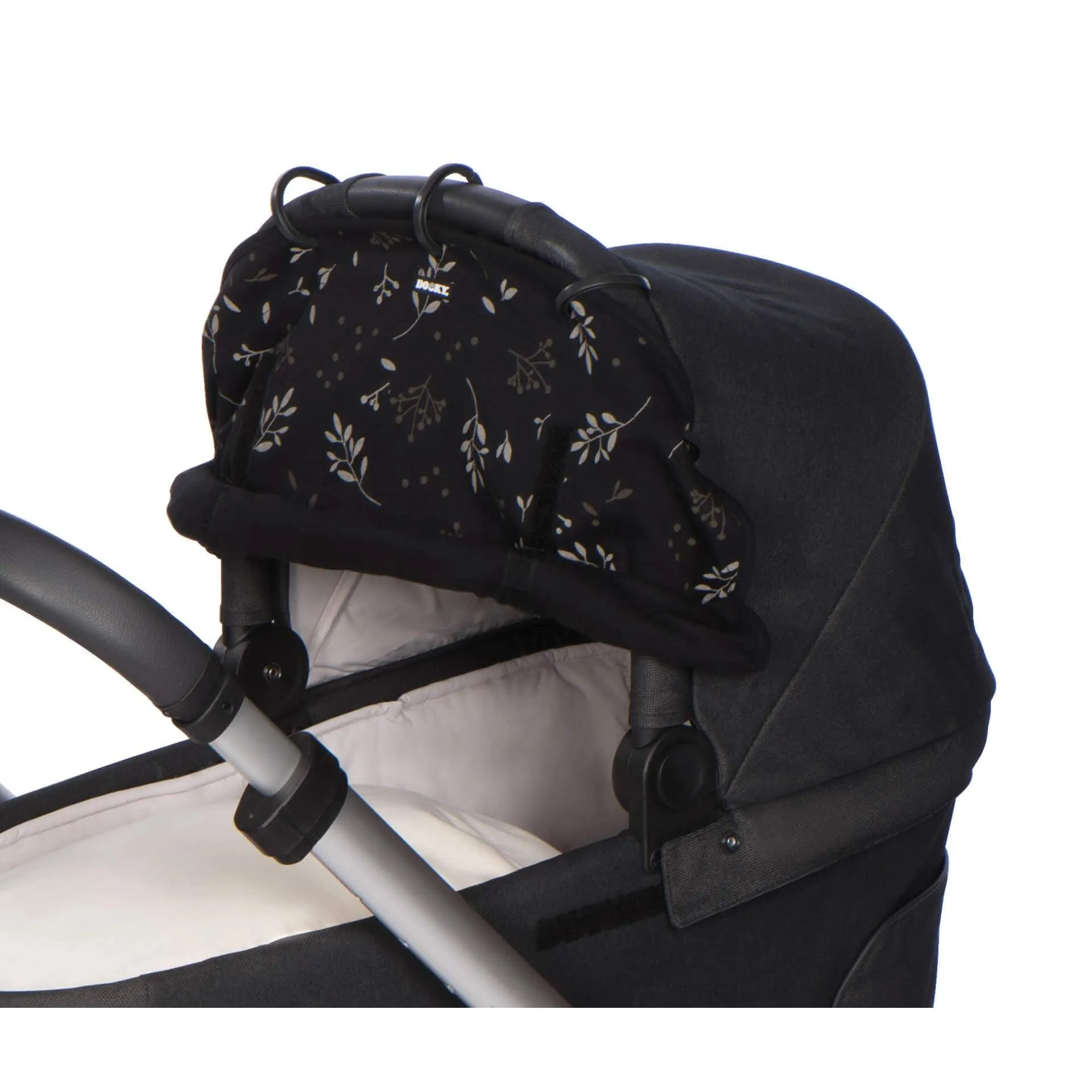 Dooky Sun Shade (Romantic Leaves Black)