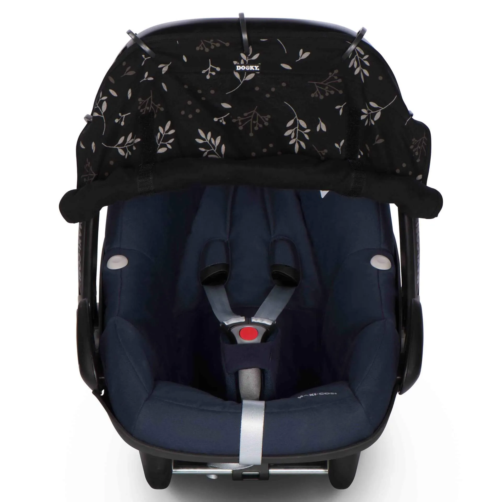Dooky Sun Shade (Romantic Leaves Black)