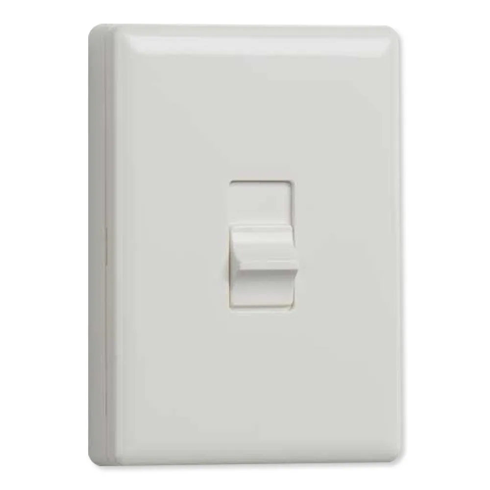 Ecolink Z-Wave Plus Wireless Motorized Single Toggle Light Switch-Single