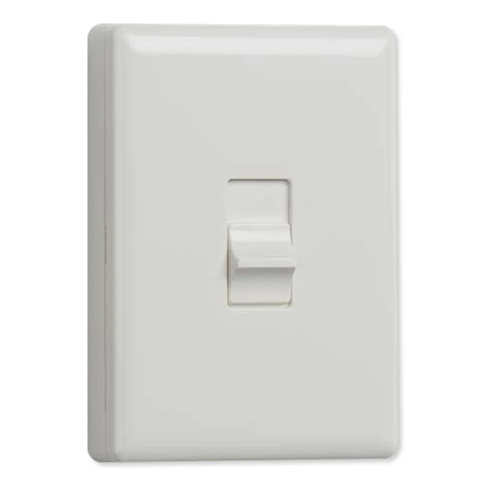 Ecolink Z-Wave Plus Wireless Motorized Single Toggle Light Switch-Single