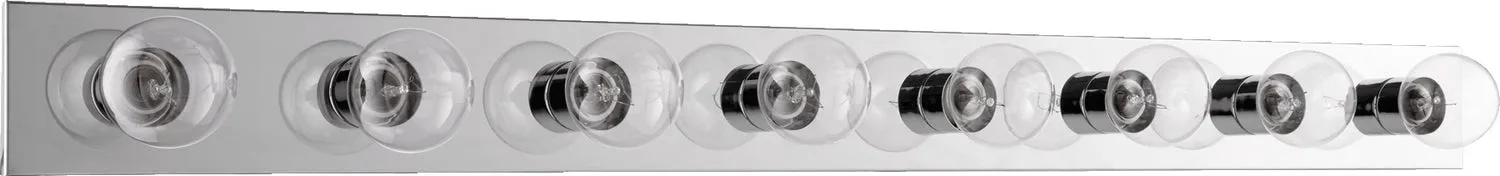 Eight Light Vanity Light from the Vanity Strips Collection in Chrome Finish by Quorum