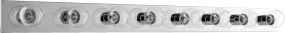 Eight Light Vanity Light from the Vanity Strips Collection in Chrome Finish by Quorum