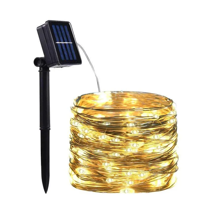 Enchanting Solar LED Fairy Lights for Magical Outdoor Decor and Events
