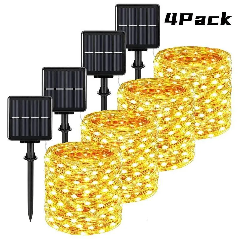 Enchanting Solar LED Fairy Lights for Magical Outdoor Decor and Events