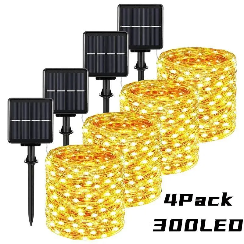 Enchanting Solar LED Fairy Lights for Magical Outdoor Decor and Events
