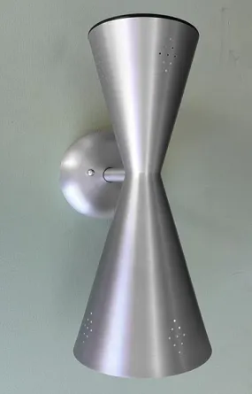Exterior Pinhole Cone Sconce