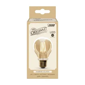 FEIT Electric  A19  E26 (Medium)  LED Bulb  Amber Soft White  60 Watt
