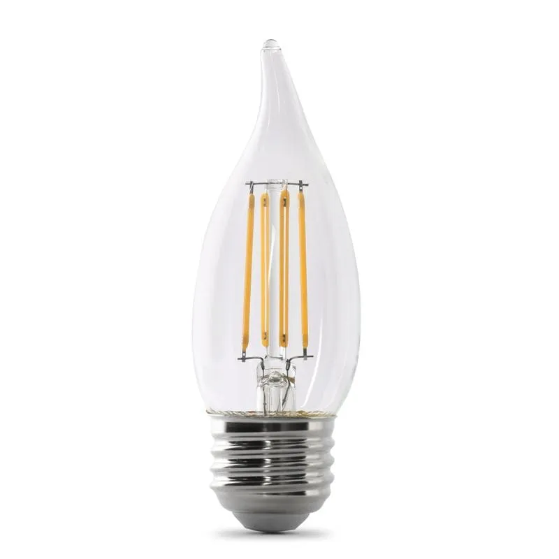 FEIT Electric  ENHANCE  CA10  E26 (Medium)  LED Bulb  Soft White  40