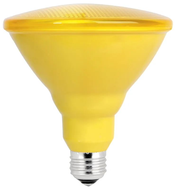 Feit Electric PAR38/Y/10KLED/BX LED Bulb, PAR38 Bulb, 6.5 W, Yellow Bulb, LED Bulb :EA: QUANTITY: 4