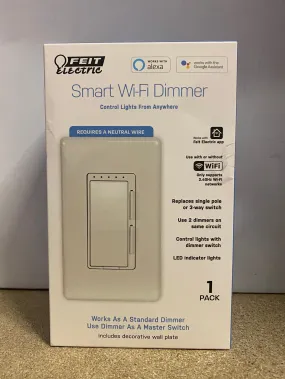 Feit Smart Wi-Fi LED Dimmer Switch 3 WAY Works with Alexa Google Siri