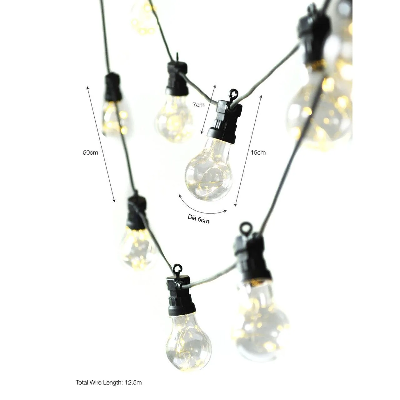Festoon Lights, Classic - 20 Bulbs