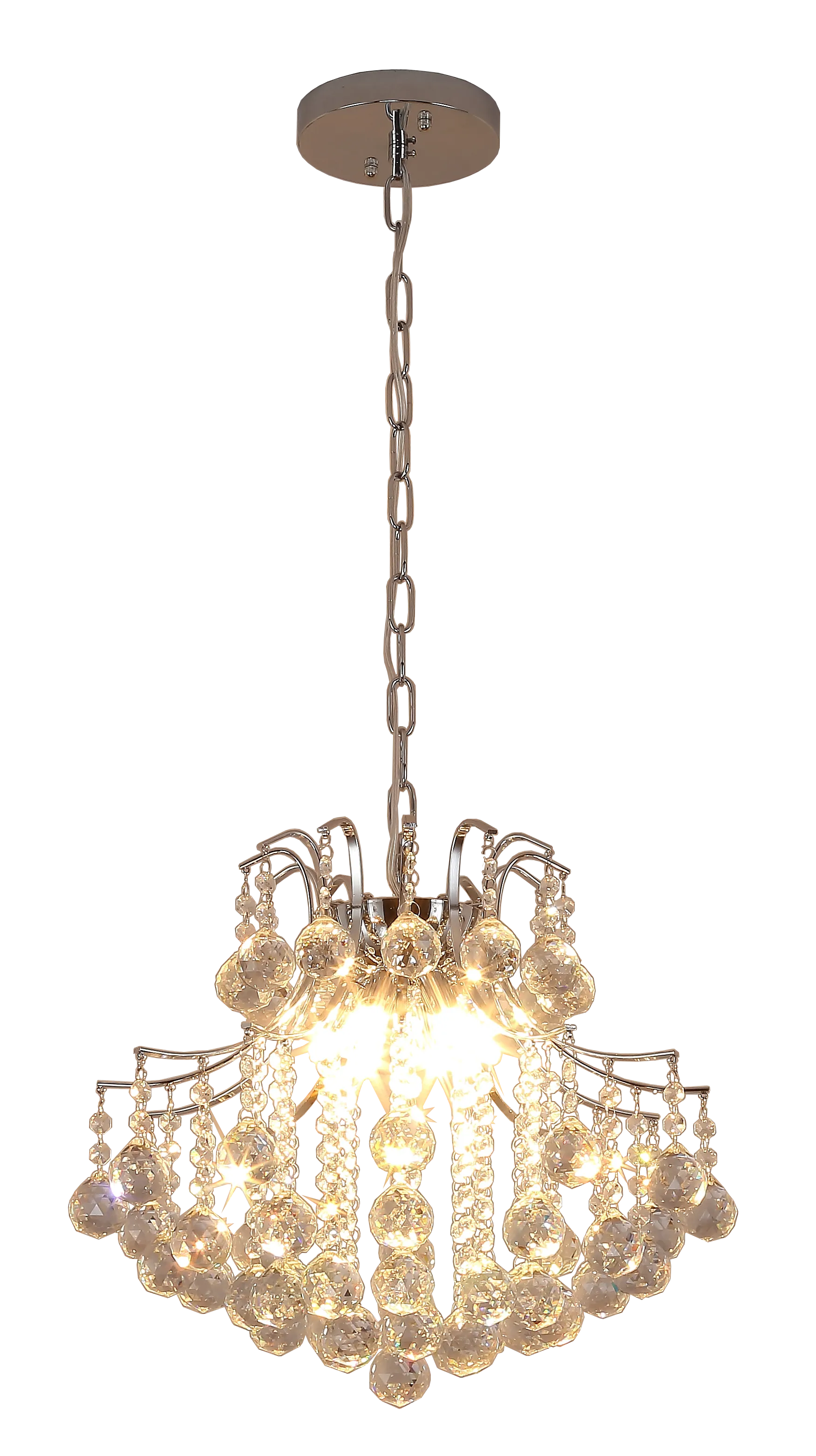 FluxTech - Classic Crystal Pendant Chandelier Ceiling Light