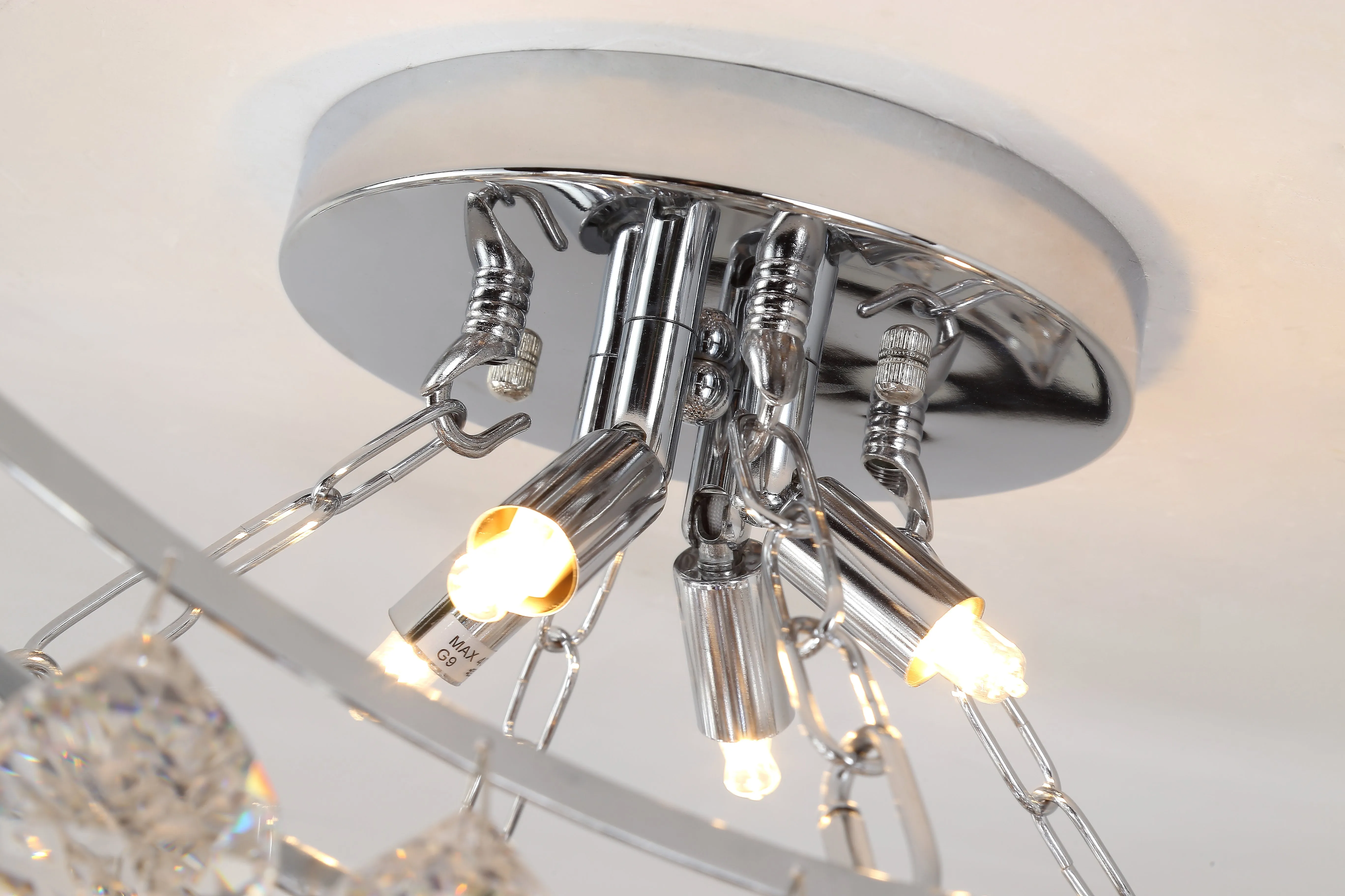 FluxTech - Modern Galaxy Crystal Chandelier Ceiling Light