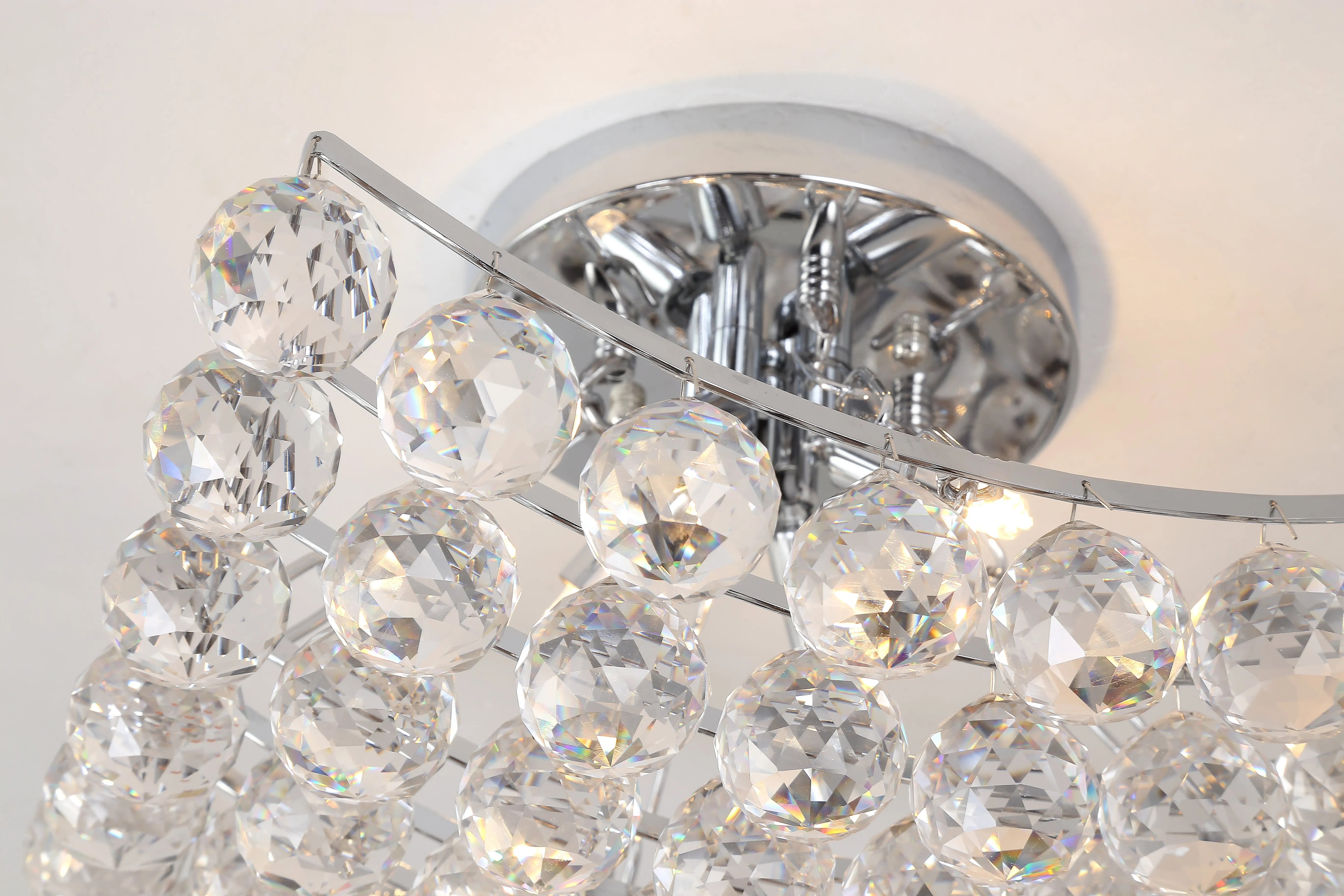 FluxTech - Modern Galaxy Crystal Chandelier Ceiling Light