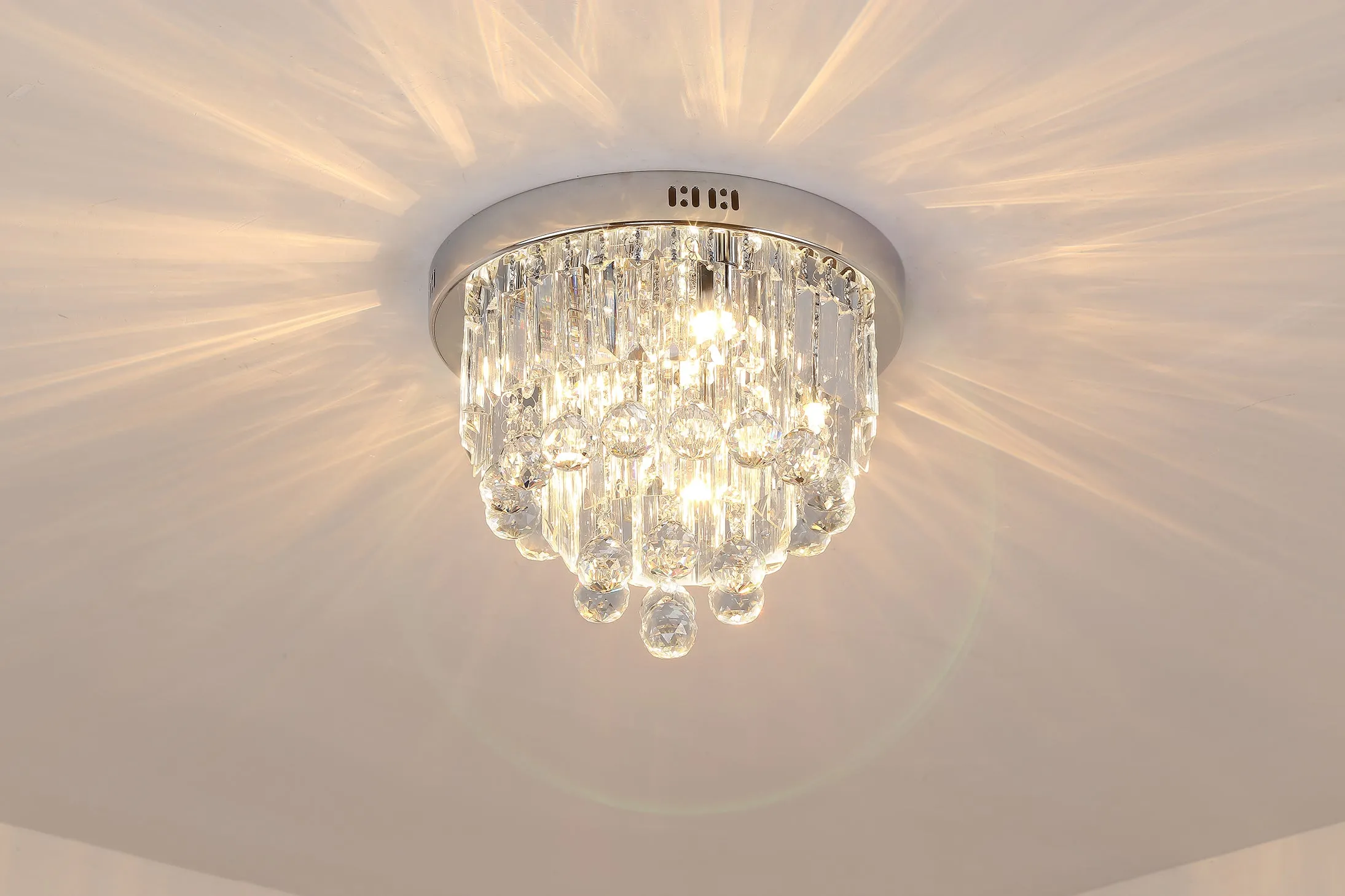 FluxTech - Modern Jewel Diamond Crystal Chandelier Ceiling Light