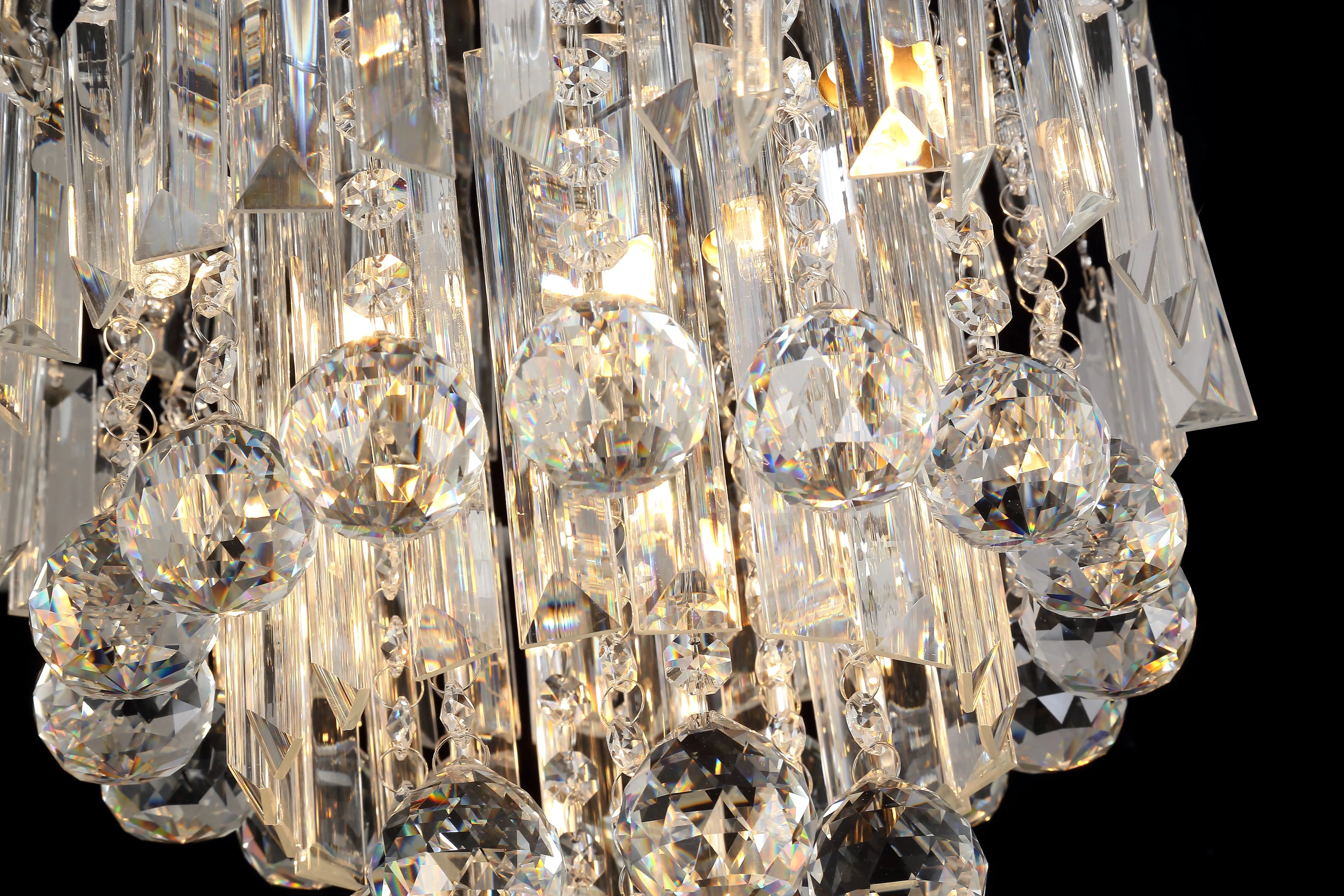FluxTech - Modern Jewel Diamond Crystal Chandelier Ceiling Light