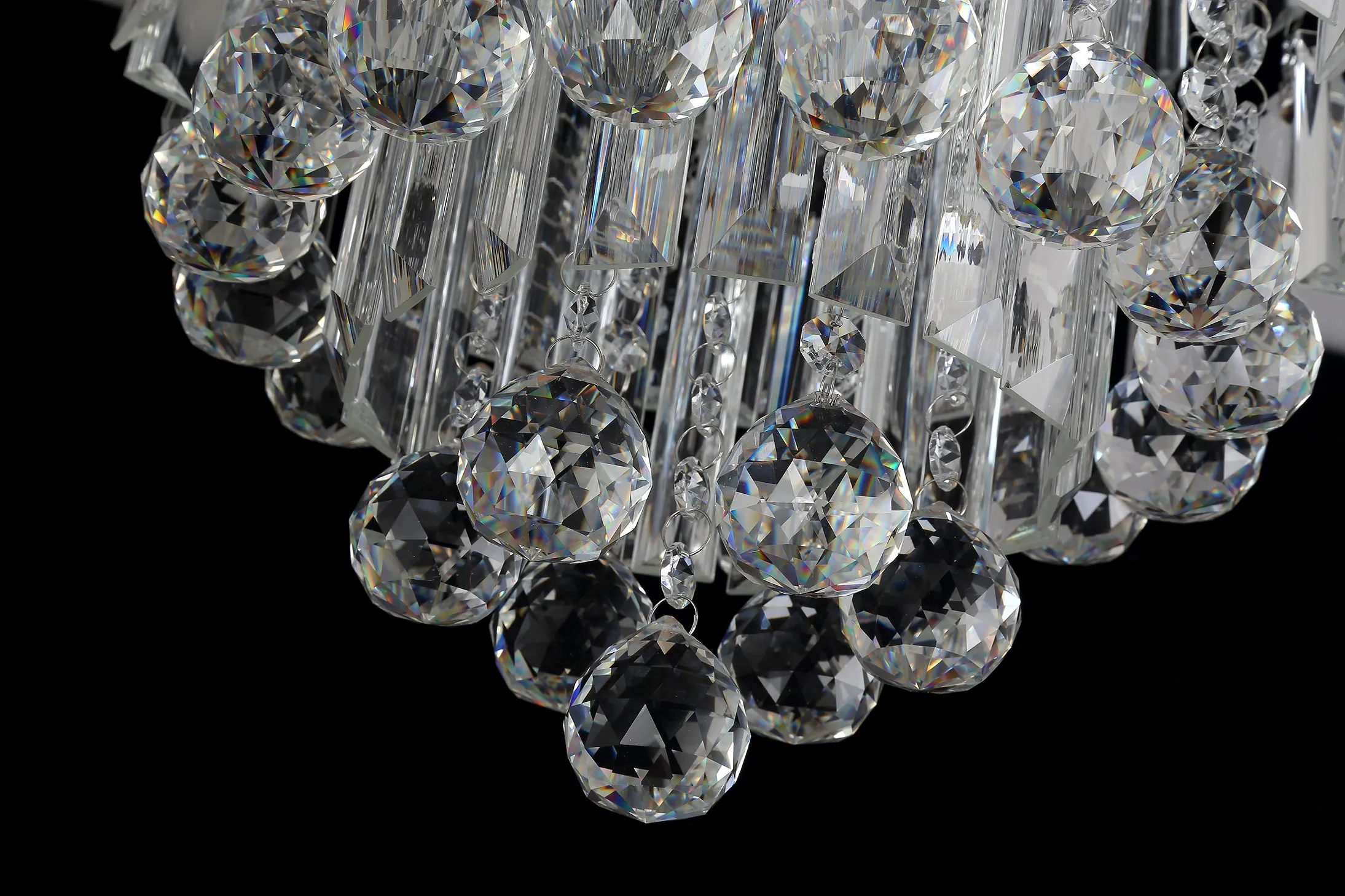 FluxTech - Modern Jewel Diamond Crystal Chandelier Ceiling Light