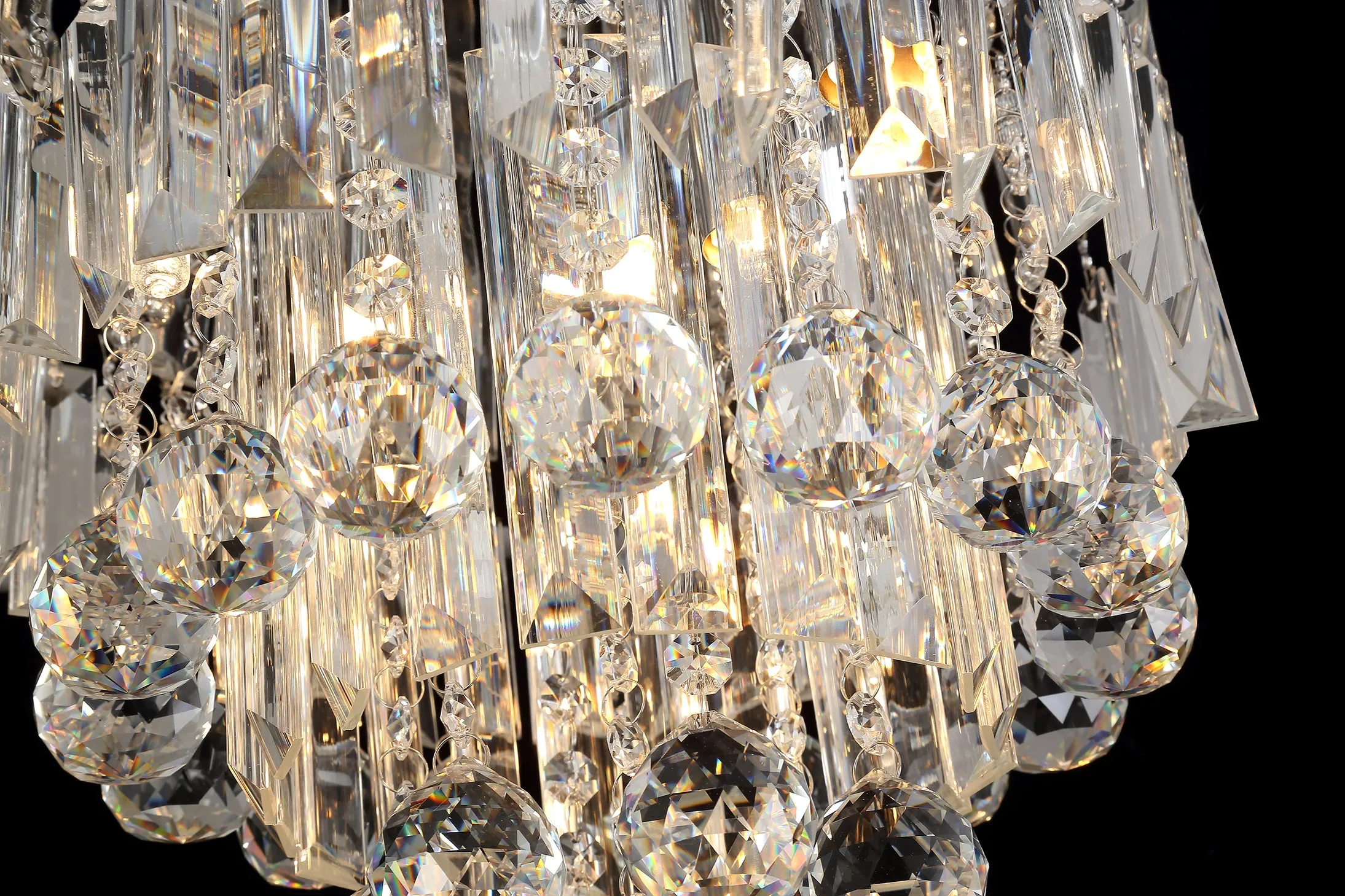 FluxTech - Modern Jewel Diamond Crystal Chandelier Ceiling Light
