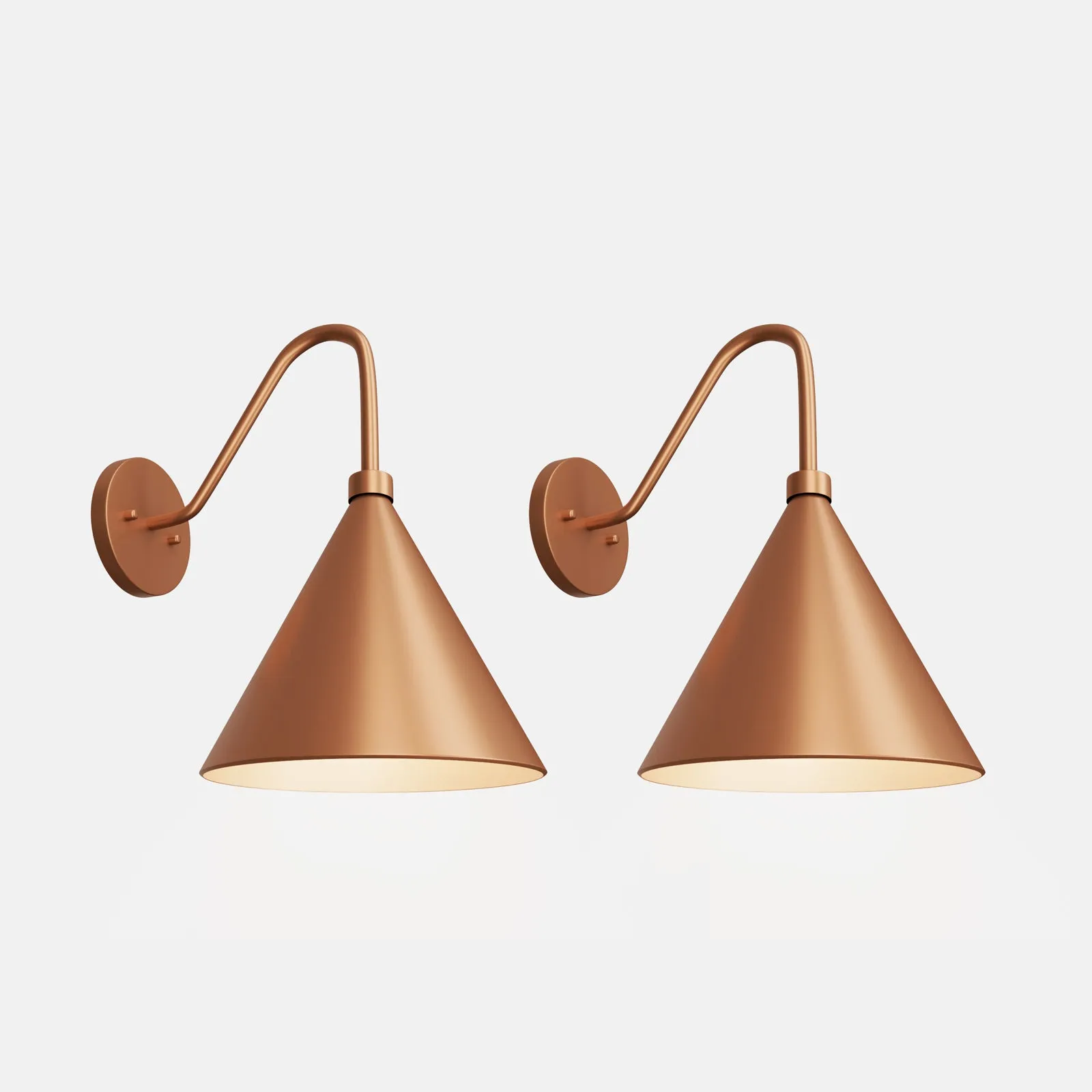 FRANCIS LED 10W Outdoor Exterior Wall Light Fixture Solid Copper Bulb Included IP44 Weather Proof
