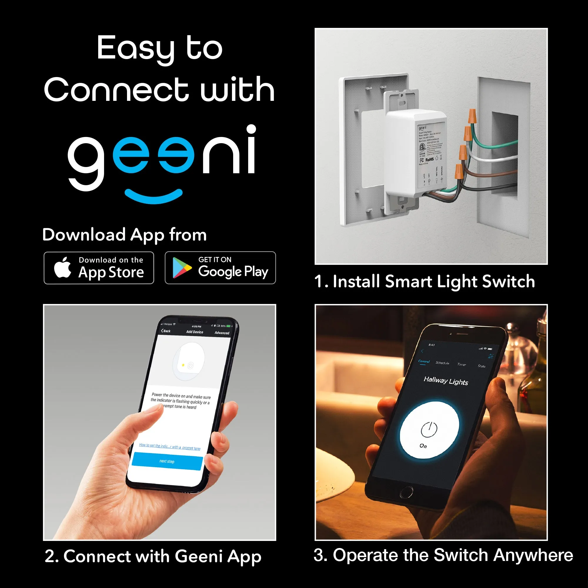 Geeni Tap Dim Dimmer Switch
