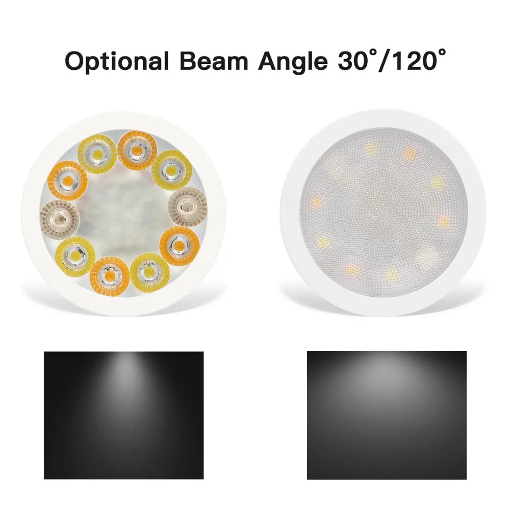 GLEDOPTO factory ZIGBEE ZLL 5W RGBWW/CW GU10 LED RGB dual white  spotlight  AC100-240V work with amazon echo plus and ZIGBEE 3.0