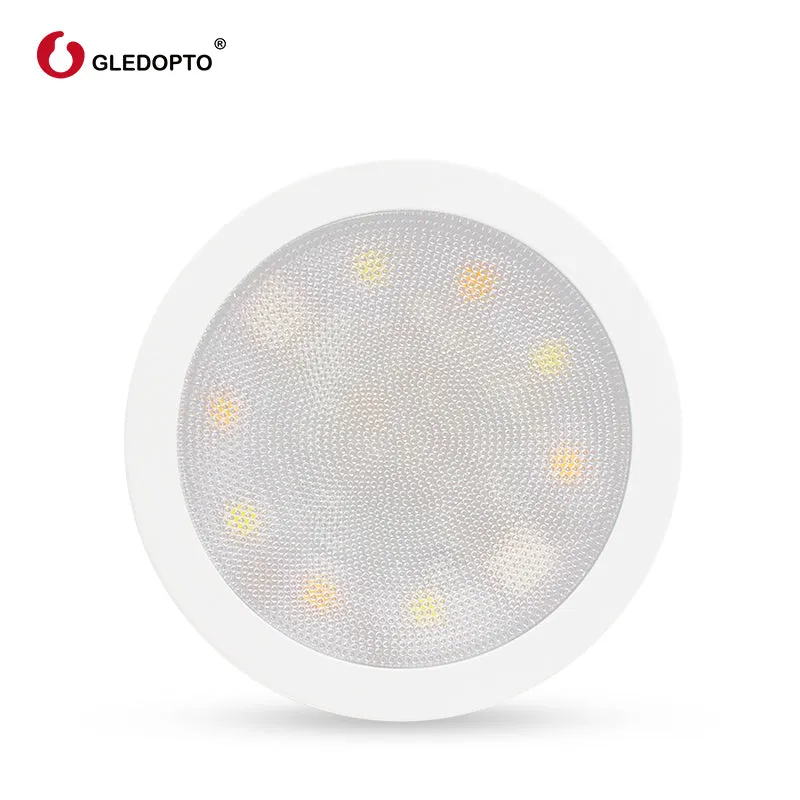 GLEDOPTO factory ZIGBEE ZLL 5W RGBWW/CW GU10 LED RGB dual white  spotlight  AC100-240V work with amazon echo plus and ZIGBEE 3.0