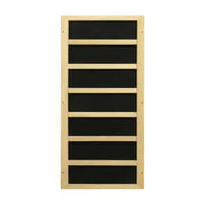 Golden Designs Reserve Edition 3-Person Full Spectrum Near Zero EMF FAR Indoor Infrared Sauna   Red Light Therapy w/ Himalayan Salt Bar | GDI-8030-03