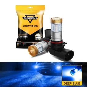 H10 9145 9140 HB3 LED Fog Light/DRL Bulbs 20W 4000LM Deep Blue Crown Series | 2 Bulbs