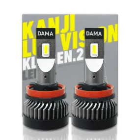 H11: Dama Kanji Lux Vision Gen. 2 LED Bulbs | Pack of 2